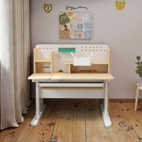 Bureau d'étude en bois réglable en hauteur, durable, économique et ergonomique pour enfants et usage domestique dans la chambre