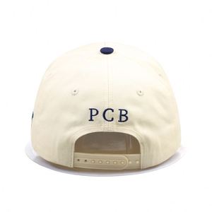 Whole Sale Bulk White Blue Custom 5 Panel Two Tone Fitted Hat Cap - Product Image 3