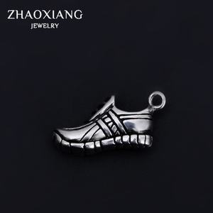 Colliers et pendentifs en forme de chaussures pour femmes et hommes, bijoux personnalisés en acier inoxydable, tendances Joyero à la mode - Product Image 5