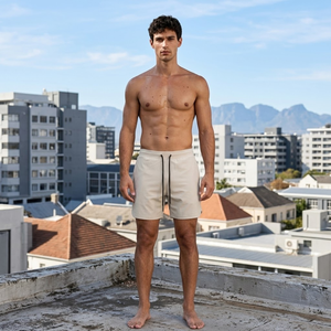 Breathable Active Shorts Men Moisture Wicking Quick Dry Material Relaxed Fit Elasticated Waist Adjustable Drawstring Pockets - Product Image 2