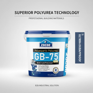 Matériaux de construction pour toitures, agent anti-<span class=keywords><strong>fuite</strong></span> à séchage rapide, revêtement imperméabilisant en caoutchouc liquide polyuréthane invisible - Product Image 1
