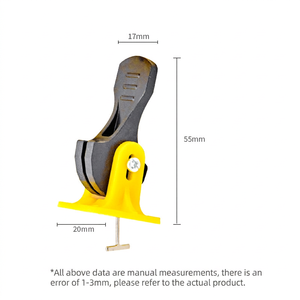 Système de nivellement de carreaux jaune 55 mm, clip en plastique, design minimaliste, joints de carreaux de sol, installation facile, dropshipping - Product Image 3