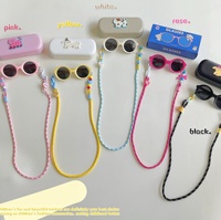Ensemble de 3 lunettes de soleil unisexes pour enfants avec cordon anti-perte et étui de rangement, protection UV400 pour les voyages en plein air