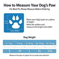 Chaussures imperméables pour chien en silicone souple et flexible, protège-pattes pour la marche par temps pluvieux et boueux