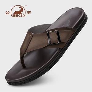 Tongs <span class=keywords><strong>Ram</strong></span> pour Hommes – Été 2025 – Grande Vente – Légères, Antidérapantes, Semelle Souple, Polyvalentes, en Cuir de Vachette avec Boucle – Chaussures de Plage - Product Image 5