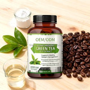 Oem/Odm Groene Thee Extract Capsules Met Catechines En Cafeïne Sportvoeding Voedingssupplement - Product Image 3