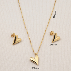 Penjualan laris perhiasan baja tahan karat modis dan minimalis, gelang yang dapat disesuaikan hati, hadiah pesta wanita - Product Image 5