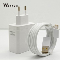 Chargeur USB à prise US/EU, câble USB de 1 m, adaptateur de charge rapide Type-C 80W pour Oppo Find X9, vente chaude