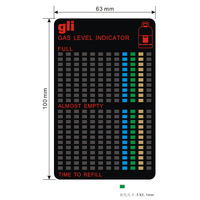 Termometer Strip Tangki Harga Pabrik, Indikator Magnetik Pengukur Level Gas LPG