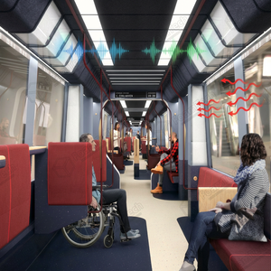 Schiuma di Melamina per Isolamento di Veicoli Ferroviari Certificata EN45545, Grado HL3, Schiuma Acustica Personalizzata - Product Image 3