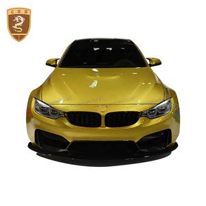 Kit de carrocería estilo Vors <span class=keywords><strong>M4</strong></span> F82 faldas laterales de parachoques delantero parachoques trasero Frp + Cf Material Kits de carrocería ancha para <span class=keywords><strong>BMW</strong></span> 4 Series - Product Image 3