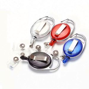 Customized Wholesale Uv Printing Logo Retractable Badge Reel With Abs and Metal Material <b>Name</b> Card Holder Keychain - Product Image 4