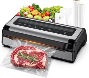 Scelleuse sous vide électrique industrielle automatique pour aliments, largeur de scellage 30 cm, design compact, construction en plastique, utilisation en cuisine, maison, camping-car - Product Image 1