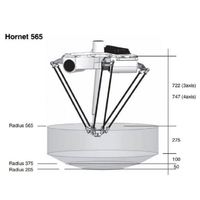 Système de vision Basler, système de suivi et caméra basler avec prix du robot delta parallèle industriel Hornet 565 4 axes