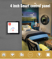Panneau de commande intelligent mural 4'' Android 11/13 OS 5.2BLE Panneau d'automatisation domestique PC avec capteur de température Capteur de lumière Option
