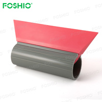 Foshio Professional 5.5 pouces outil de teinte de voiture enveloppe de fenêtre Turbo raclette en caoutchouc