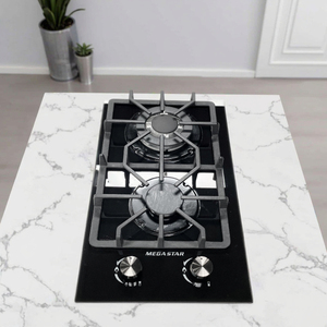 Cuisinière à gaz à <span class=keywords><strong>2</strong></span> brûleurs Classe Énergie Cuisinière à gaz électrique pour cuisine Table de cuisson Table de cuisson encastrée pour hôtels Ménages - Product Image 3