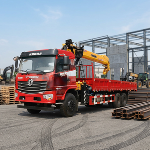 Grue articulée sur camion à bras hydraulique pliable, châssis personnalisé OEM, moteur Liyuan, CAMC Core, moment de charge élevé, hauteur de levage 10m - Product Image 3