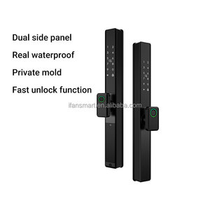 ระบบล็อคประตูอัจฉริยะแบบไร้สายสำหรับภายนอกอาคาร กันน้ำ ผลิตจากอลูมิเนียมอัลลอยด์ ดีไซน์แบบ Broken Bridge - Product Image 1