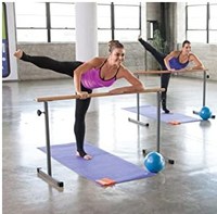 Barre de danse à support horizontal réglable et portable en gros Barre de ballet réglable pour danser