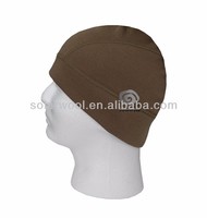 2024 Solarwool hiver vente en gros personnalisé de haute qualité chaud doux côtelé tricoté cachemire laine mérinos bonnet