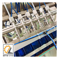 Machine de remplissage automatique de bouteilles d'engrais liquide MTW, machine de mise en bouteille d'agrochimie