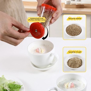 Sesame-Seed Grinder 75ml Sesame-Seed Dispenser Multifunctional Kitchen Seed-Grinding Tool Manual Sesames Mill For Kitchen - Product Image 5