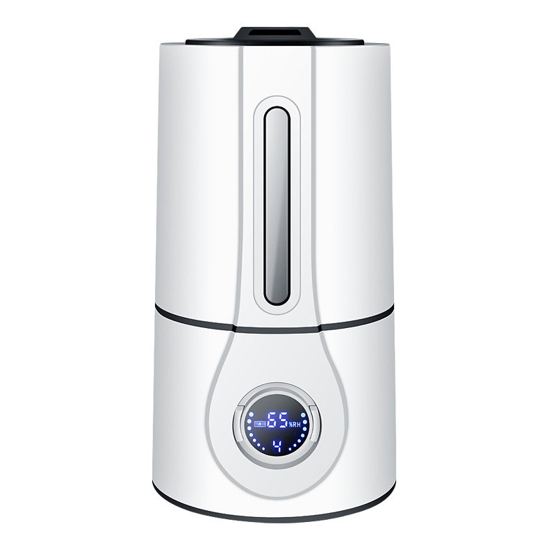 Cylindrical Ultrasonic Humidifier Remote Control App-Controlled Intelligent Constant Humidity 2.6-4.0L Capacity Home Office