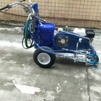 Machine de marquage routier sans air à poussée manuelle pour le marquage des sols d'entrepôts et des usines
