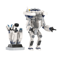 Kits de Ladrillos MOC de Exosuit de Camarón de Aguas Profundas para Creatividad Cinematográfica, Contenedor de Ladrillos DIY, Juguetes de Construcción para Niños MOC1798