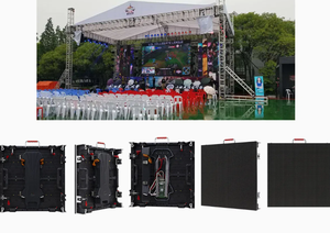 Écran LED portable incurvé RVB pleine couleur P2.9 pour événements en direct, concerts, intérieur/extérieur, écran LED mobile - Product Image 1