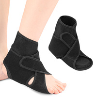 Orthèse cheville-pied (AFO) pour pied tombant avec soutien de la voûte plantaire, sangle de levage des orteils réglable, stabilisateur de cheville pour hommes et femmes