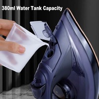 Défroisseur vertical portable pour vêtements, 2800W, réservoir d'eau de 380ml, utilisation suspendue, fer à vapeur pour repassage des vêtements