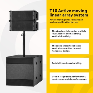Chordio T-10 Chuyên Nghiệp Di Động Hoạt Động Hệ Thống Âm Thanh 2 + <span class=keywords><strong>1</strong></span> Dòng Với Duy Nhất 10 "& 18" Loa Siêu Trầm Cho Đám Cưới Dòng Duy Nhất - Product Image 3