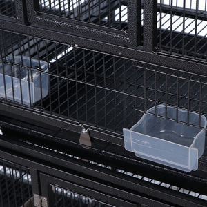Gabbia per Pappagalli a Singolo Livello con Sei Scomparti per Allevamento, in Filo d'Acciaio a Basso Contenuto di Carbonio, per Pappagalli Tigre, Peonia e Xuanfeng - Product Image 3