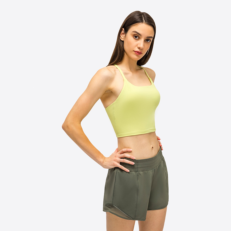 Nylon Spandex Quick Dry Breathable Fiteness Yoga Gym Plus Women'S Sexy Racer Back Sleeveless Tank Top