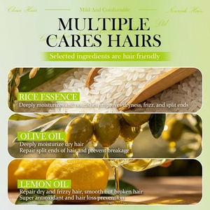 Barre de shampoing solide artisanale <span class=keywords><strong>bio</strong></span> à base de protéines de riz naturel, pour la croissance et la réparation des cheveux, sans sulfate ni parabène, OEM ODM - Product Image 6
