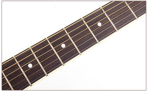 <span class=keywords><strong>Guitarra</strong></span> Acústica para Estudiantes y Principiantes con Tapa de Abeto, Mástil de Caoba, Cutaway y Cuerdas de Acero - Product Image 3