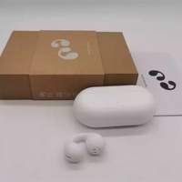 Écouteurs sans fil TWS à conduction osseuse de haute qualité avec micro, Bluetooth 5.3, étanchéité IPX5, batterie 200 mAh, haut-parleurs 9 mm, son ambiant, sport, ABS+PC