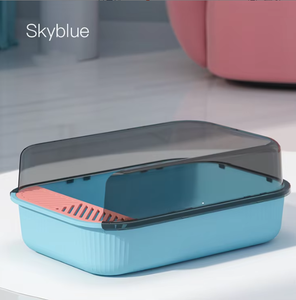 Vente Directe – <span class=keywords><strong>Bac</strong></span> <span class=keywords><strong>à</strong></span> Litière pour Chat Écologique 20L en Plastique Grand Format avec Nettoyage Facile, <span class=keywords><strong>Bac</strong></span> <span class=keywords><strong>à</strong></span> <span class=keywords><strong>Sable</strong></span> Intérieur Durable en PP, Kit d'Accessoires de Toilette - Product Image 5