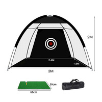 Qualité supérieure 2M X 3M Golf Simulator Chipping Net Durable SingleTarget Outdoor Indoor Practice Golf Nets for Backyard Driving
