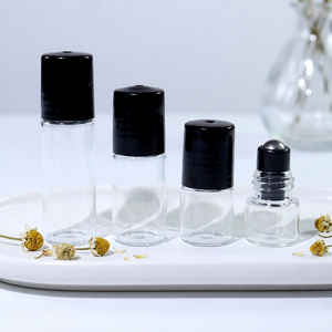 Envases de Vidrio Transparente con Rodillo para Cuidado de la Piel, para Aceites Esenciales y Aromaterapia - Product Image 5