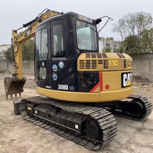 รถขุดตีนตะขาบขนาดเล็ก Caterpillar CAT308D มือสอง 8 ตัน ระบบไฮดรอลิกเดิม เครื่องจักรก่อสร้างขนาดเล็กสำหรับขาย - Product Image 4