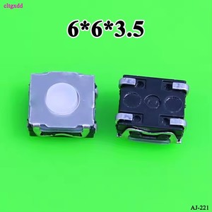 Microinterruptor Táctil Electrónico para Llave de Control Remoto de Automóvil Volkswagen Haila Importado de Francia, 6*6*3.5MM, KSC221J LFS - Product Image 3