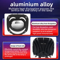 Feux de route à LED pour moto avec lentille Angel Eye, feux de conduite, feux de travail, feux antibrouillard, ampoule DRL pour voiture, camion, SUV ATY