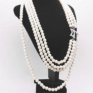 Jewelry <strong>Necklace</strong> Wholesale Greek Letter SGR Sorority Pearl Sigma Gamma Rho <strong>Statement</strong> <strong>Necklace</strong> for Women - Product Image 5