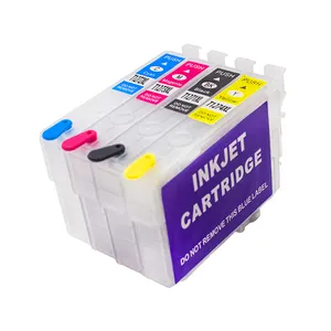 Colorpro t127再填充墨盒T1271 T1272 T12473 T1274兼容NX530 NX625打印机彩色墨盒空