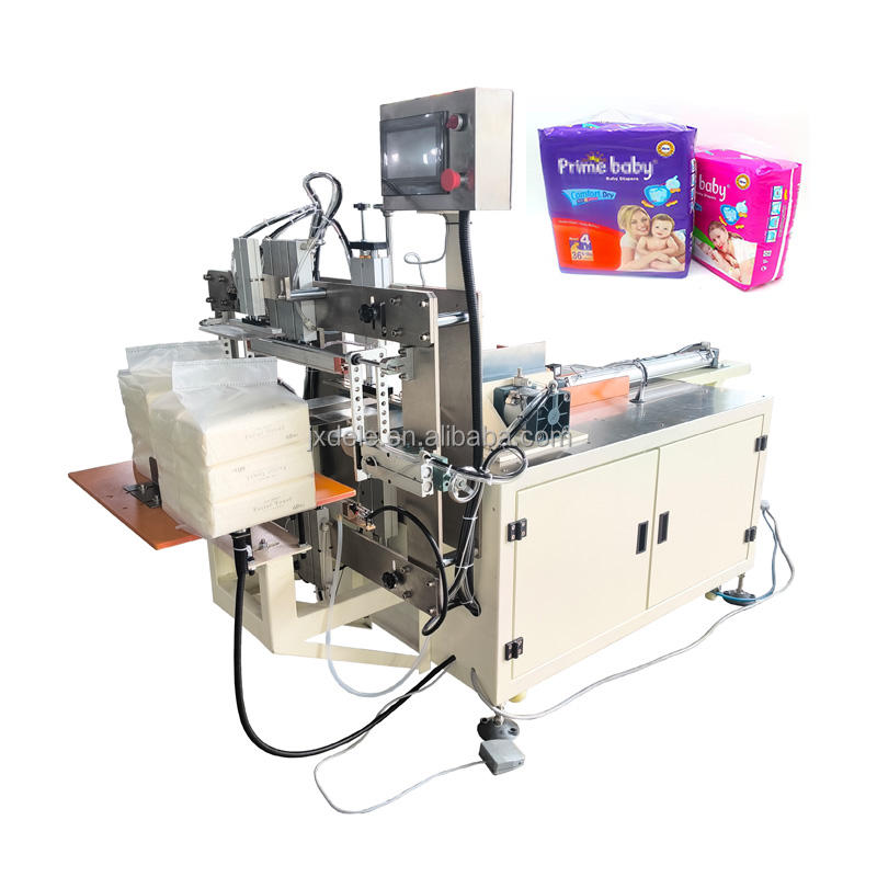 High Efficiency Semi-Automatic Diaper Packaging Machine