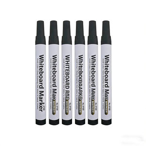 Marcadores de Pizarra Blanca de Punta Grande de Alta Calidad Personalizados, a Base de Agua, Negros/Rojos/Azules, para la Escuela y la Oficina - Product Image 4