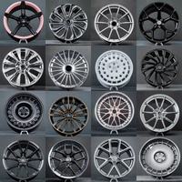 Rines de Aleación Forjados de Diseño Personalizado para Automóvil, 19 Pulgadas, Estilo de 10 Radios, Tamaño Personalizado, Color del Logotipo, PCD Compatible con Audi, BMW, Benz, Serie VW